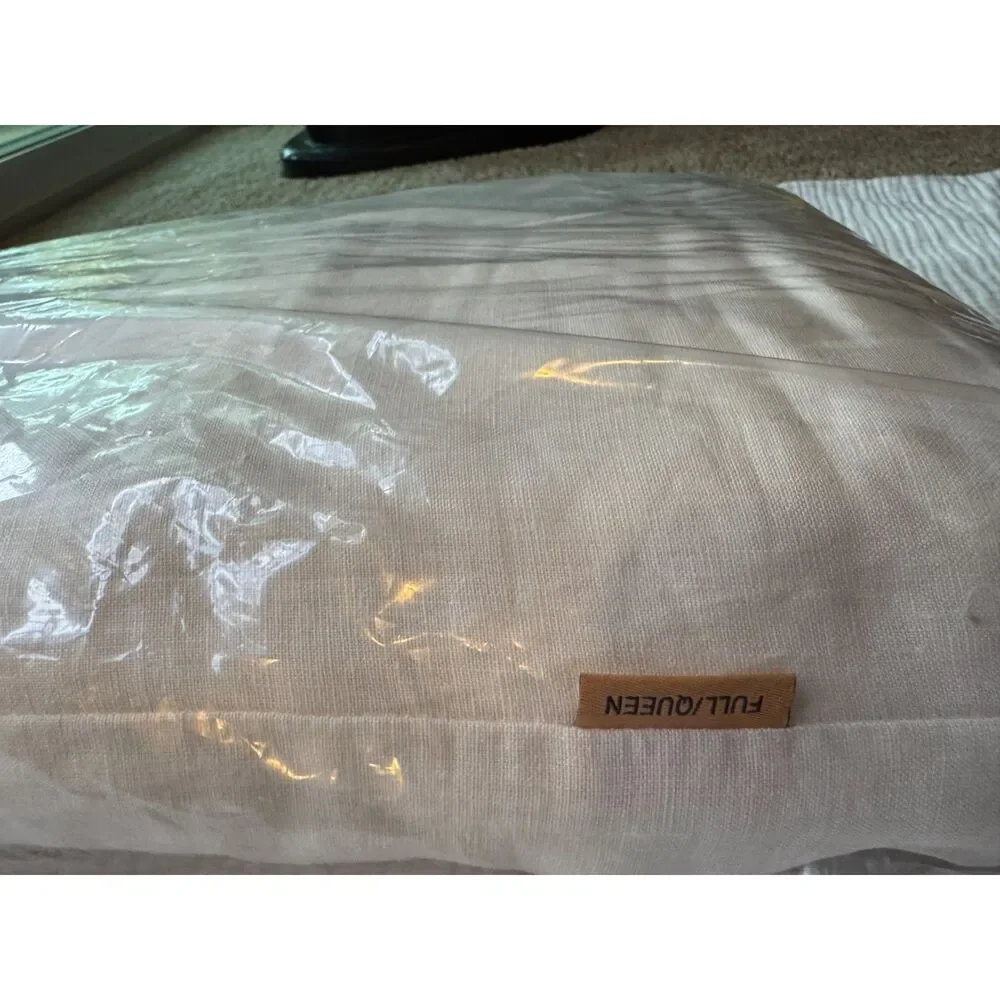 Quince Full/ Queen Linen Duvet Cover Set